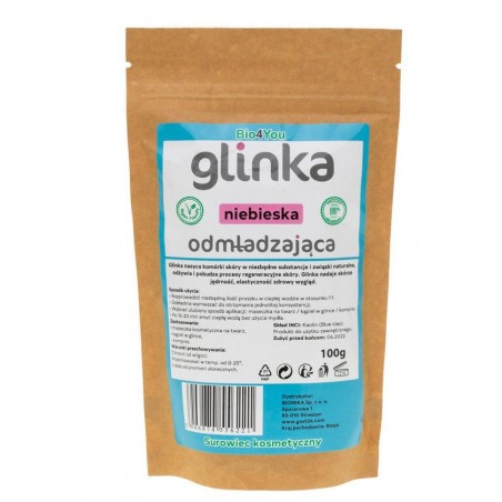 GLINKA KOSMETYCZNA NIEBIESKA ODMŁADZAJĄCA 100 g - BIOMIKA (BIO4YOU)