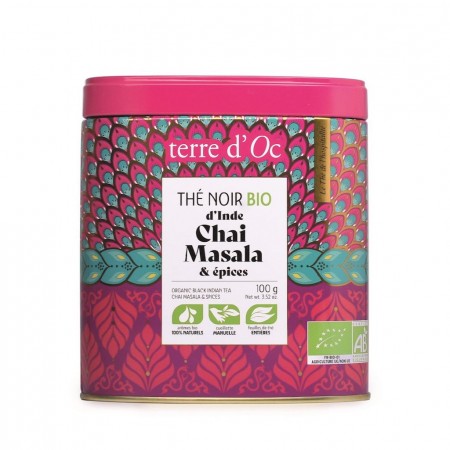 HERBATA CZARNA CHAI MASALA BIO 100 g - TERRE D'OC