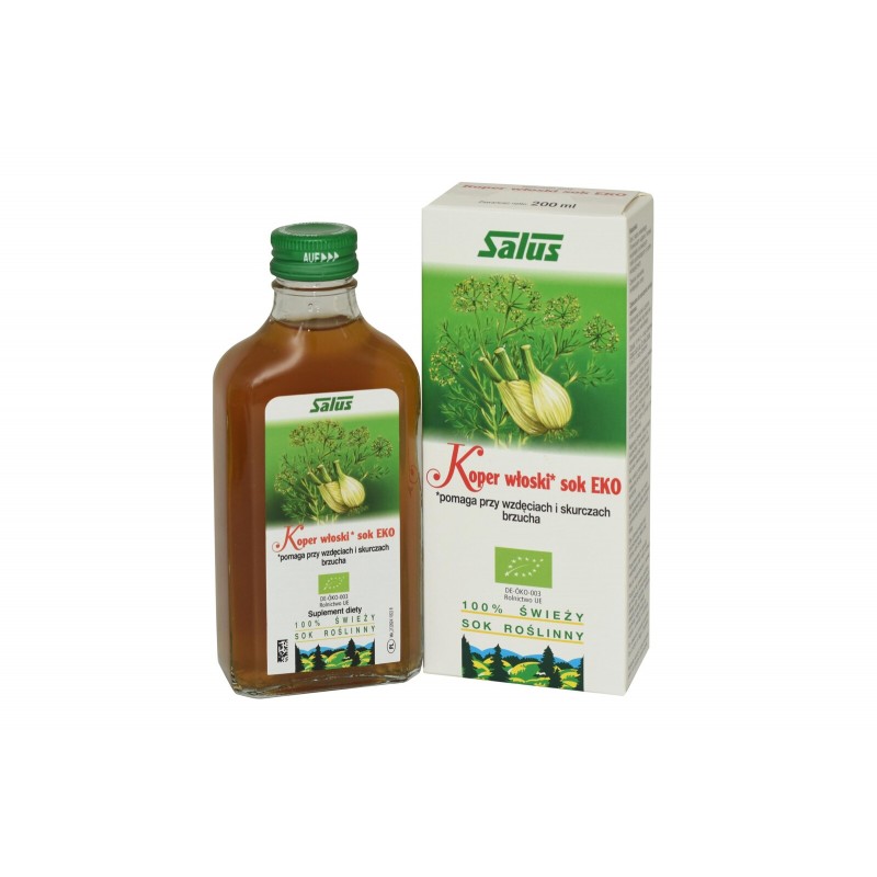 SOK Z KOPRU WŁOSKIEGO BIO 200 ml - SALUS