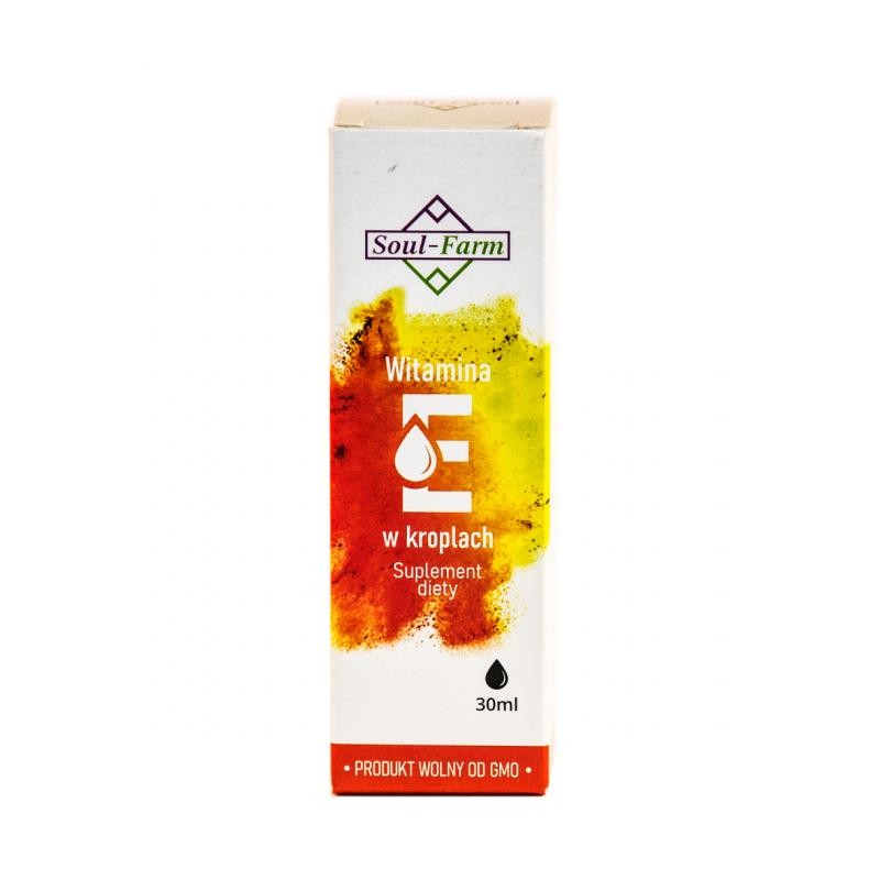 WITAMINA E W KROPLACH 30 ml (12 mg) - SOUL FARM