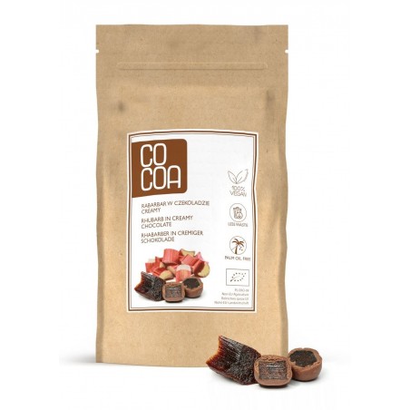 RABARBAR W CZEKOLADZIE CREAMY BIO 200 g - COCOA