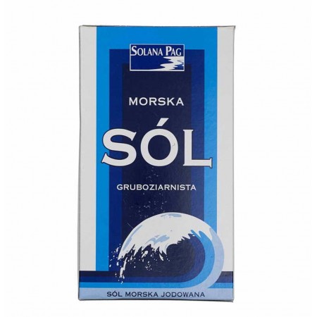 Sól morska gruboziarnista 1 kg