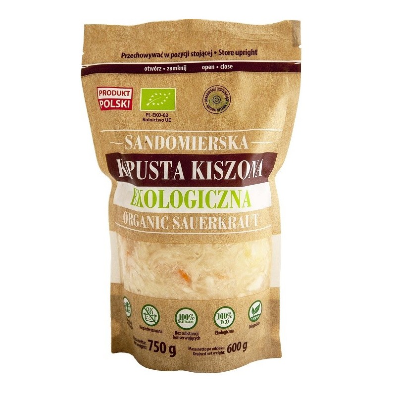 Kapusta Kiszona Sandomierska Ekologiczna 750 g