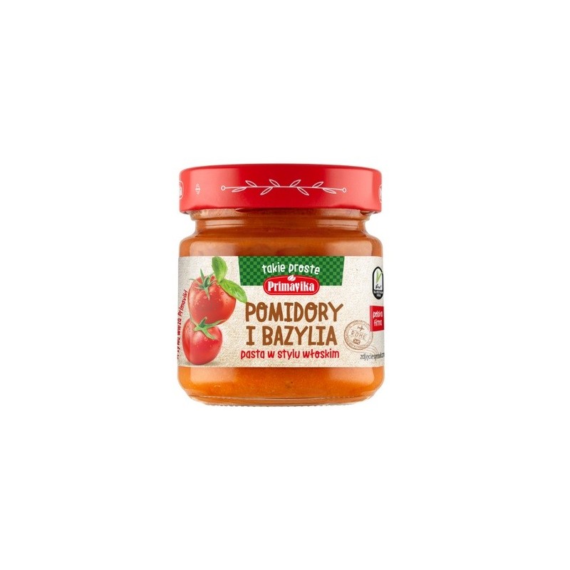 Pomidory i bazylia pasta w stylu włoskim 160g