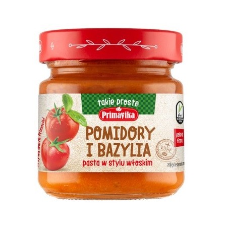 Pomidory i bazylia pasta w stylu włoskim 160g