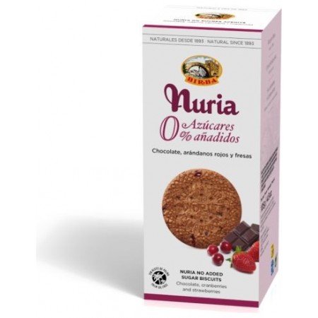 Ciastka z czekoladą, żurawiną i truskawkami B/C 135g