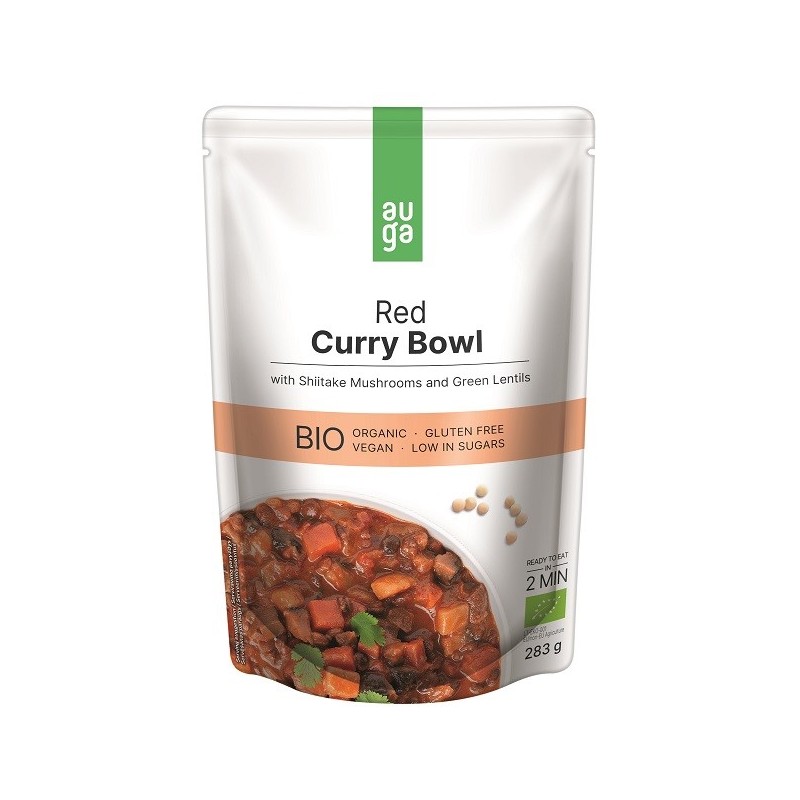 Danie czerwone curry z grzybami shitake i soczewicą BEZGL. BIO 283 g