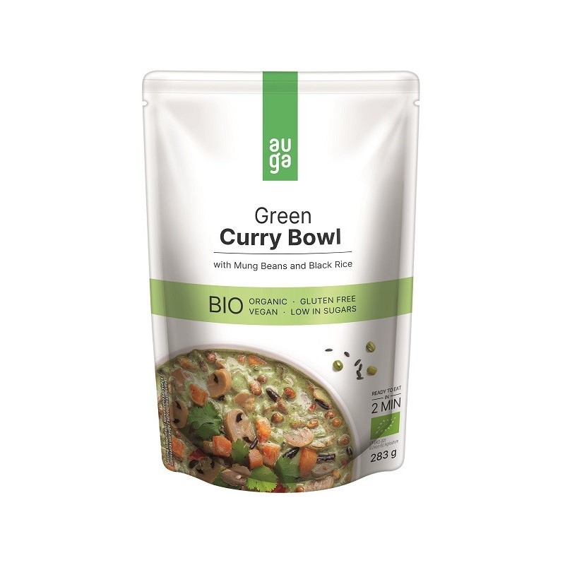 Danie zielone curry z fasolą mung i czarnym ryżem BEZGL. BIO 283 g
