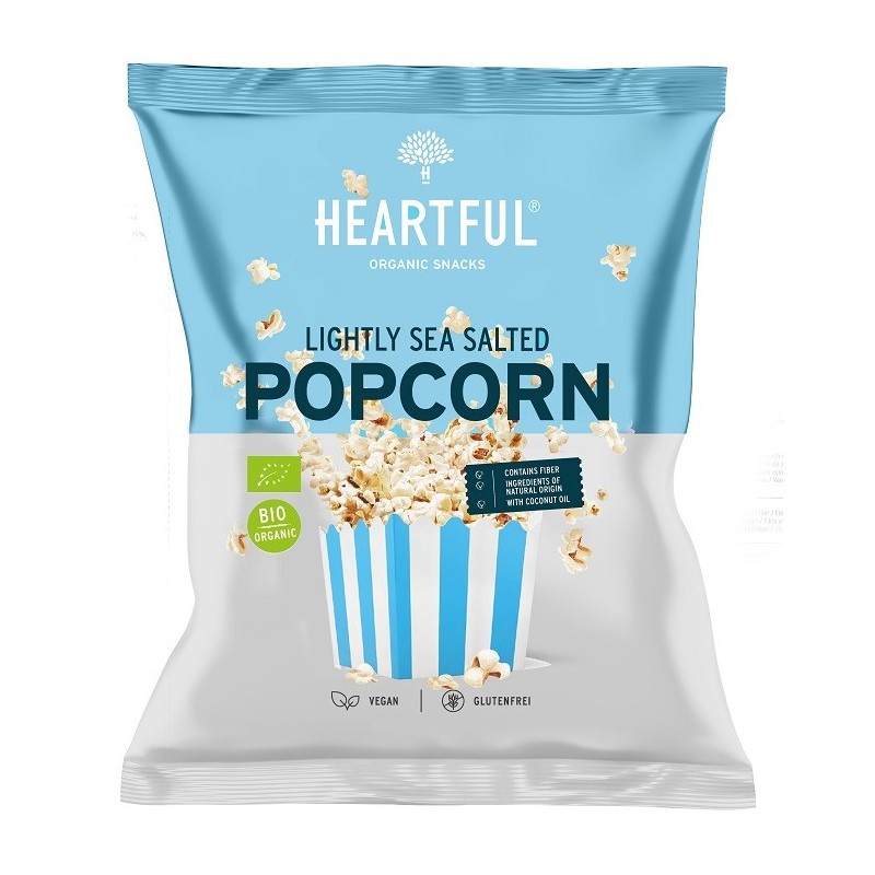 Popcorn z solą morską BEZGL. BIO 60 g