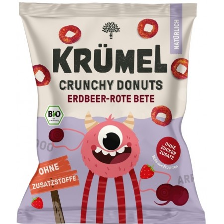 Chrupki kółeczka dla dzieci truskawka-burak BIO 20 g