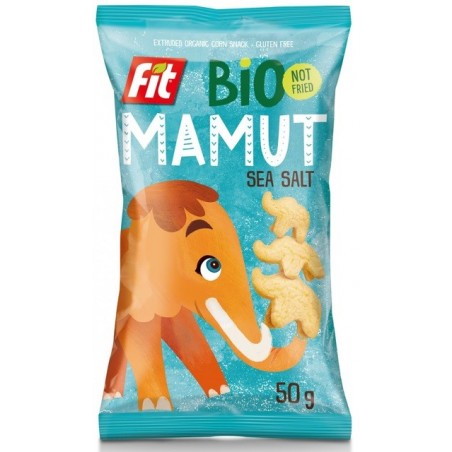 Chrupki kukurydziane z solą morską BEZGL. BIO 50 g Bio Mamut