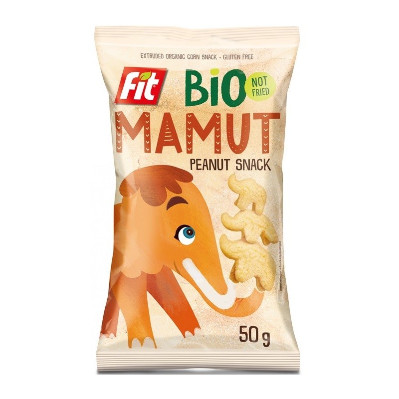 Chrupki kukurydziane o smaku orzechowym BEZGL. BIO 50 g Bio Mamut