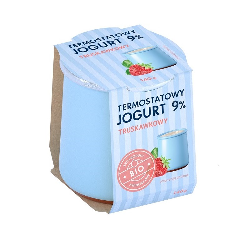 Jogurt Termostatowy Truskawka 9% BIO 140 g