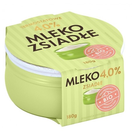 Mleko Zsiadłe Termostatowe 4% BIO 180 g