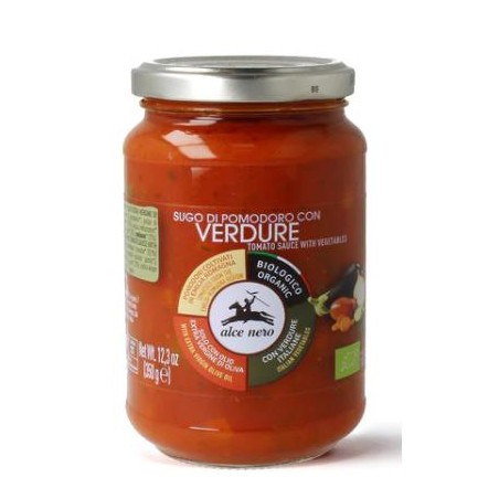 SOS POMIDOROWY Z WARZYWAMI (VERDURE) BIO 350 g - ALCE NERO