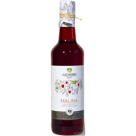 SYROP MALINOWY BIO 500 ml - JUCHOWO (FUNDACJA)