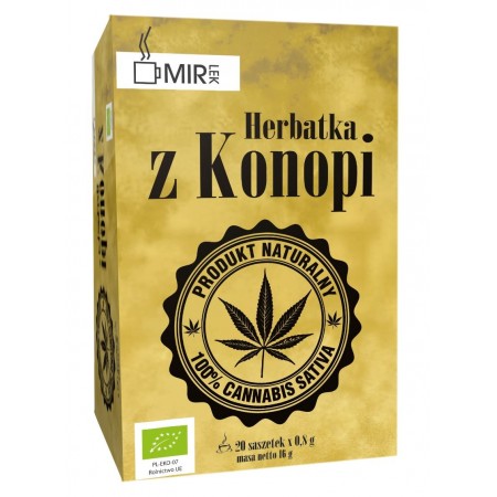 HERBATKA Z KONOPI BIO (20 x 0,8 g) 16 g - MIR-LEK