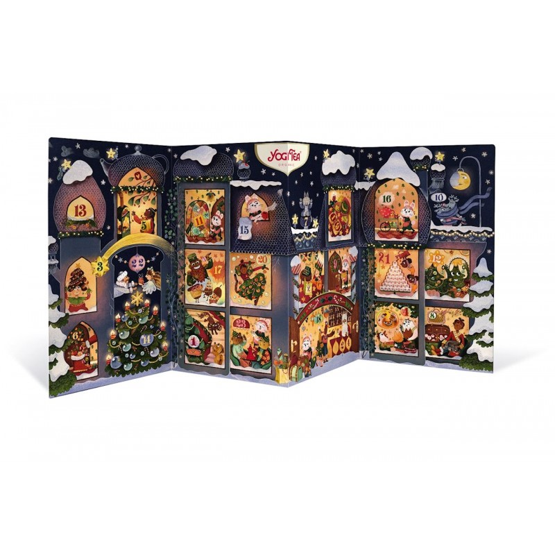 KALENDARZ ADWENTOWY (HERBATKI I HERBATY) BIO (24 szt.) 45,9 g - YOGI TEA (PRODUKT SEZONOWY)
