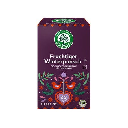 HERBATKA OWOCOWA "ZIMOWY PONCZ" BIO (20 x 2 g) 40 g - LEBENSBAUM (PRODUKT SEZONOWY)