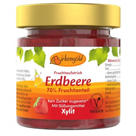 MUS TRUSKAWKOWY BEZ DODATKU CUKRU 200 g - BIRKENGOLD