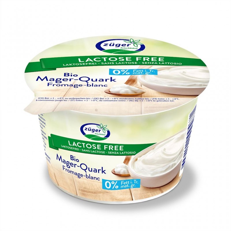 SEREK TWAROGOWY O OBNIŻONEJ ZAWARTOŚCI LAKTOZY BIO 200 g - ZUGER