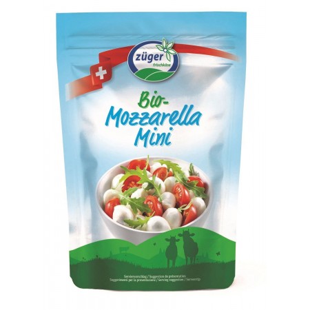 MOZZARELLA MINI BIO 300 g (150 g) - ZUGER