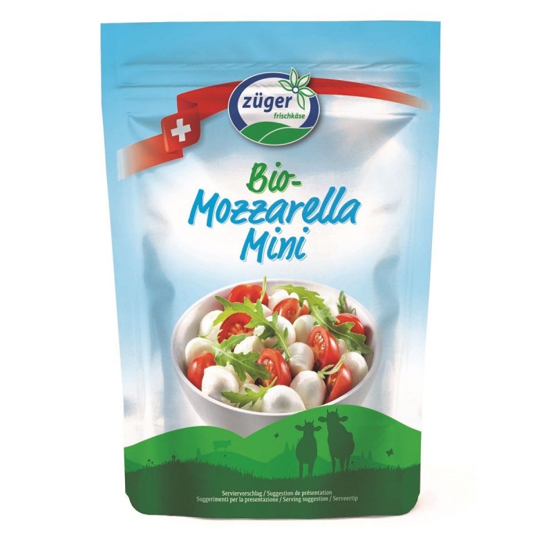 MOZZARELLA MINI BIO 300 g (150 g) - ZUGER