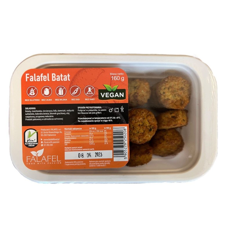 FALAFEL BATAT BEZGLUTENOWY 160 g - FALAFEL