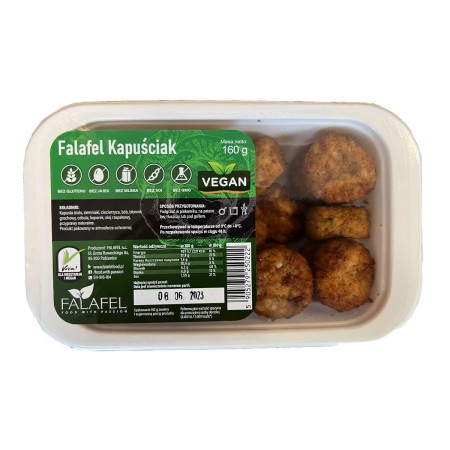 FALAFEL Z KAPUSTY BIAŁEJ BEZGLUTENOWY 160 g - FALAFEL