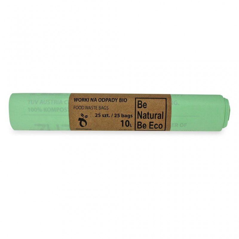 WORKI NA ODPADY BIO 10 L 25 szt. (KOMPOSTOWALNE I BIODEGRADOWALNE) - ZUZII (IM BIO BAG)
