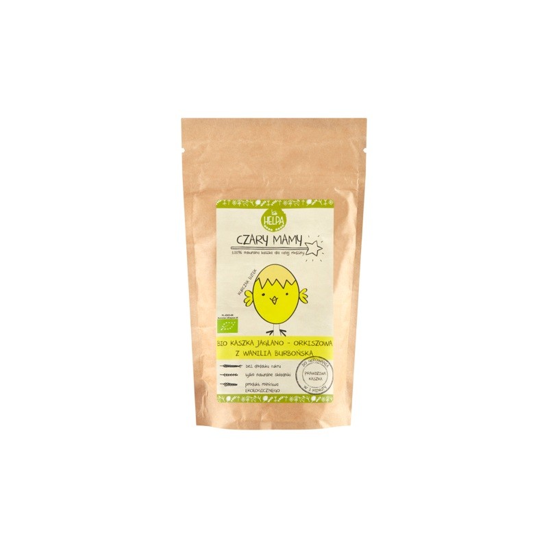 KASZKA JAGLANO - ORKISZOWA Z WANILIĄ BURBOŃSKĄ BIO 200 g - HELPA