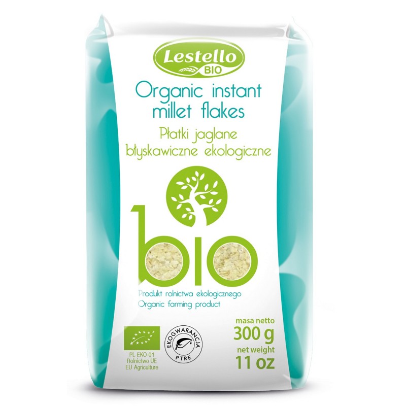 PŁATKI JAGLANE BŁYSKAWICZNE BIO 300 g - LESTELLO