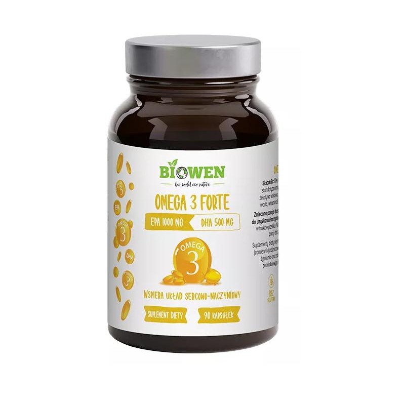 OMEGA 3 FORTE 90 KAPSUŁEK - HEMPKING (BIOWEN)