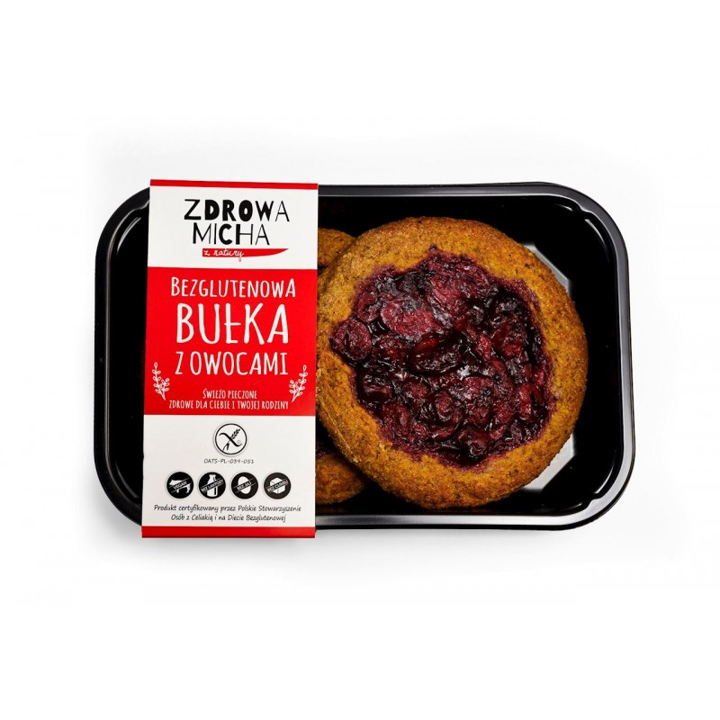 BUŁKA Z OWOCAMI 300 g - ZDROWA MICHA (NA ZAMÓWIENIE)
