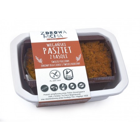 PASZTET Z FASOLI BEZGLUTENOWY 200 g - ZDROWA MICHA (NA ZAMÓWIENIE)