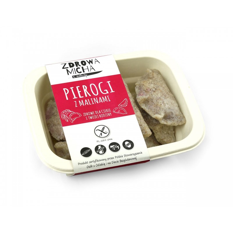 PIEROGI Z MALINAMI BEZGLUTENOWE 200 g - ZDROWA MICHA (NA ZAMÓWIENIE)