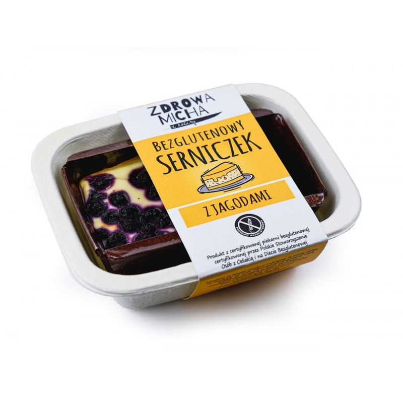 SERNICZEK Z JAGODAMI BEZGLUTENOWY 210 g - ZDROWA MICHA (NA ZAMÓWIENIE)