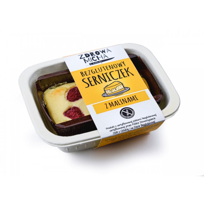 SERNICZEK Z MALINAMI BEZGLUTENOWY 210 g - ZDROWA MICHA (NA ZAMÓWIENIE)