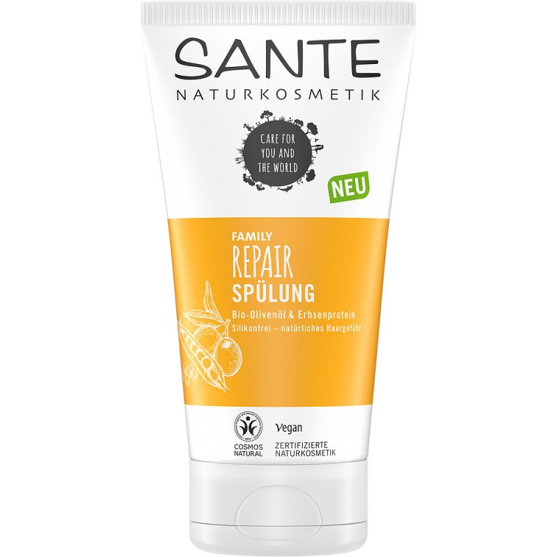 ODŻYWKA DO WŁOSÓW REGENERUJĄCO - NAPRAWCZA OLIWA Z OLIWEK I PROTEINY GROCHU ECO 150 ml - SANTE