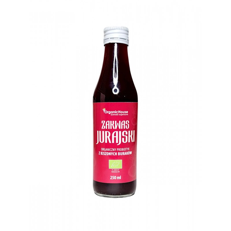 ZAKWAS JURAJSKI Z KISZONYCH BURAKÓW BIO 250 ml - ORGANIC HOUSE