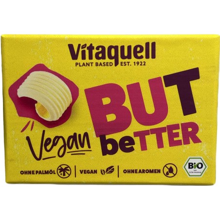 VEGAN BUTBETTER - TŁUSZCZ ROŚLINNY DO SMAROWANIA BIO 250 g - VITAQUELL