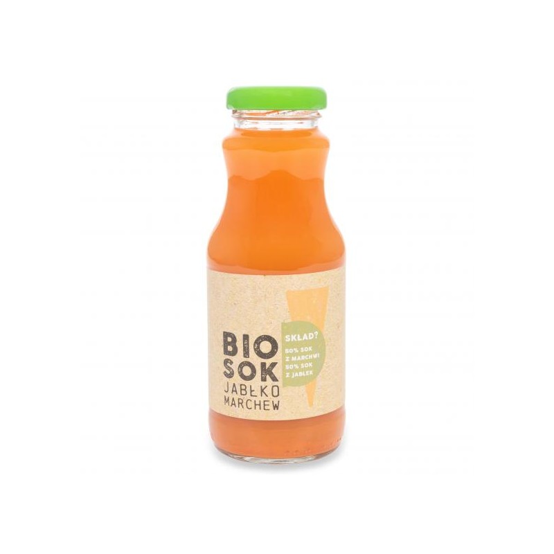 SOK JABŁKOWO - MARCHWIOWY NFC BIO 250 ml - OWOCOWE SMAKI