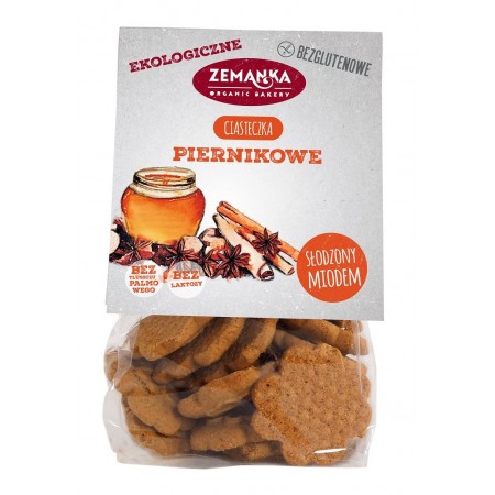 CIASTKA PIERNIKOWE BEZGLUTENOWE BIO 100 g - ZEMANKA