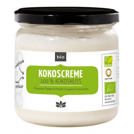 KREM KOKOSOWY BEZGLUTENOWY BIO 350 g - COSMOVEDA