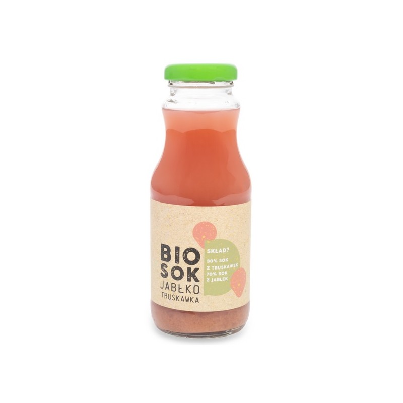 SOK JABŁKOWO - TRUSKAWKOWY NFC BIO 250 ml - OWOCOWE SMAKI