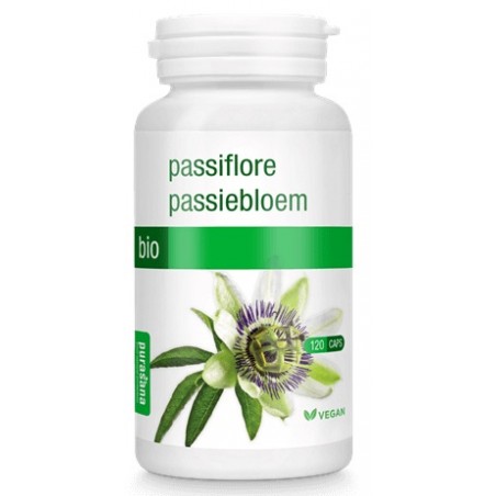 MĘCZENNICA CIELISTA (PASSIFLORA) BIO (125 mg) 120 KAPSUŁEK - PURASANA