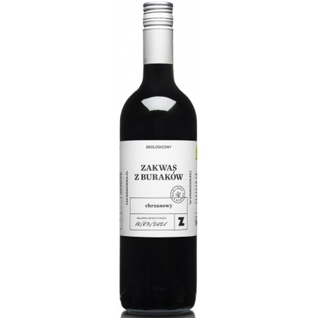 ZAKWAS Z BURAKÓW Z CHRZANEM BIO 700 ml - DELIKATNA (ZAKWASOWNIA)