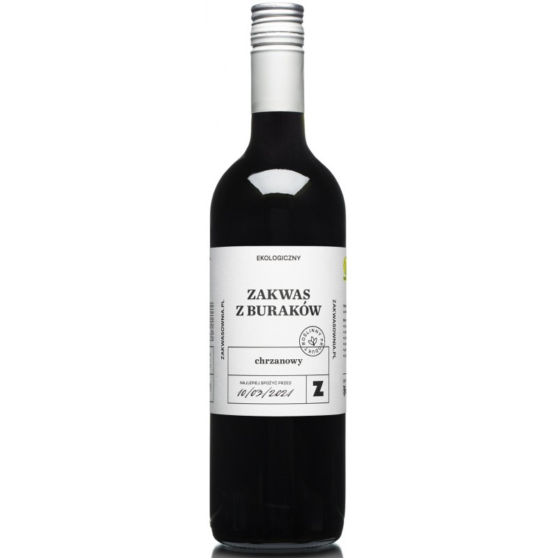 ZAKWAS Z BURAKÓW Z CHRZANEM BIO 700 ml - DELIKATNA (ZAKWASOWNIA)