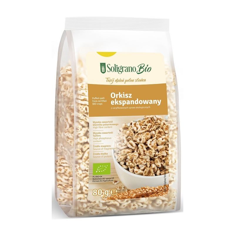 ORKISZ EKSPANDOWANY BIO 80 g - SOLIGRANO