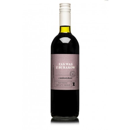 ZAKWAS Z BURAKÓW Z NUKLEOTYDAMI 700 ml - DELIKATNA (ZAKWASOWNIA)